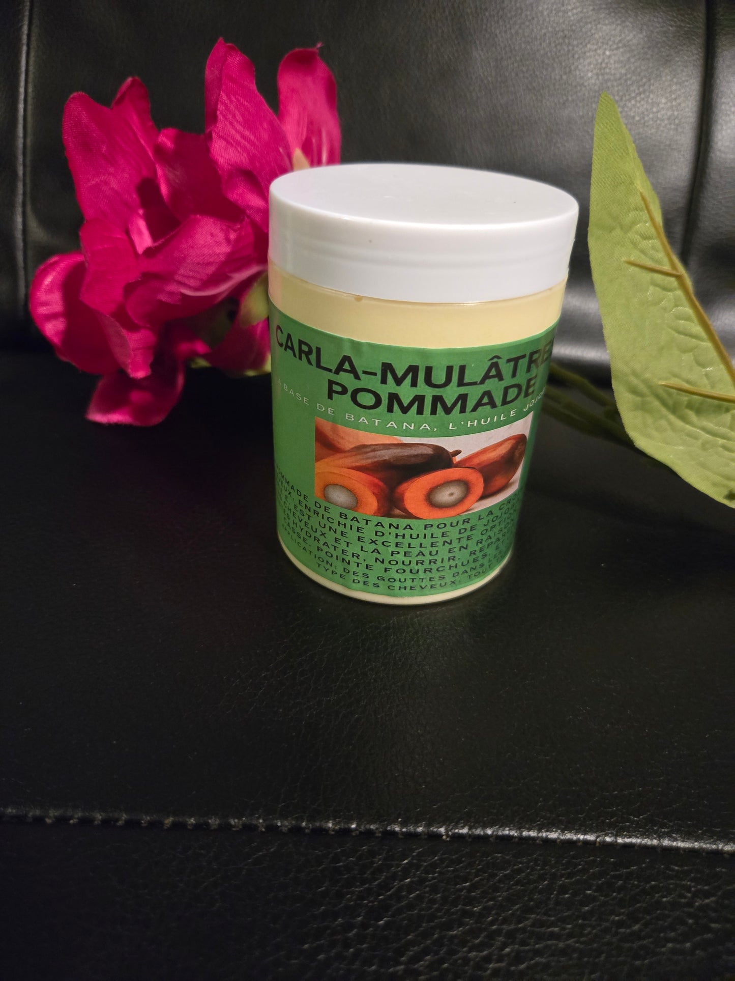 Carla-mulatresse à base de l'huile batana 100% bio pour la croissance des cheveux, stimuler,hydrater et augmenter le volume