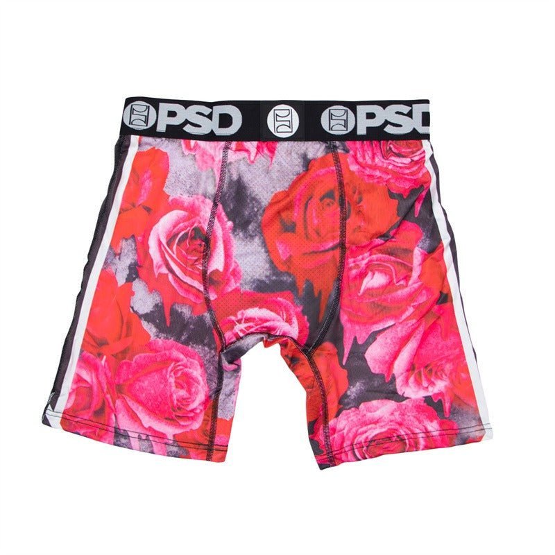 PSD Men's Underwear Printed Sports Running Fitness Boxing Flat Corner Underwear - CarlastorePSD Men's Underwear Printed Sports Running Fitness Boxing Flat Corner UnderwearCarlastoreCarlastore