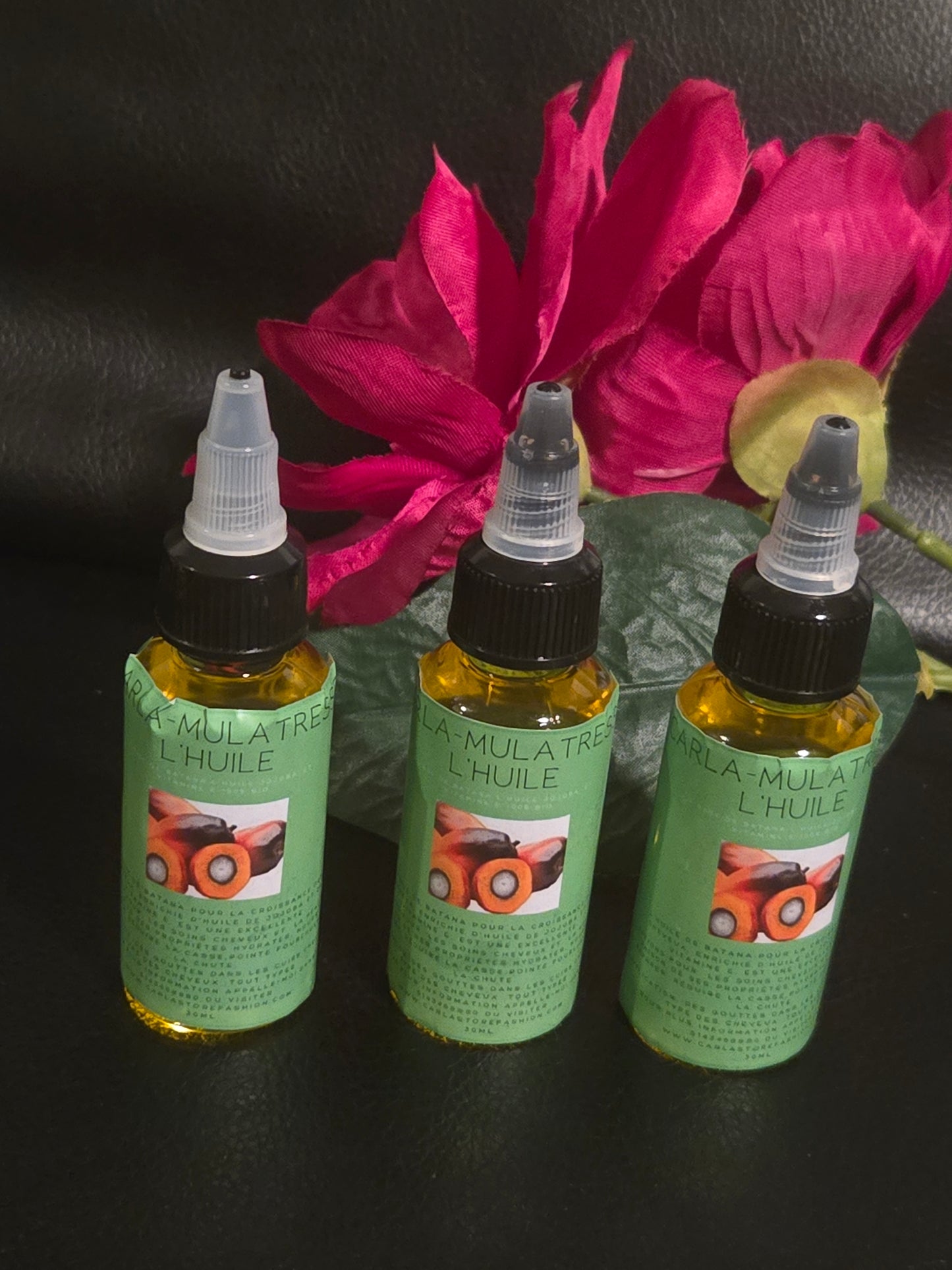 Carla-mulatresse à base de l'huile batana 100% bio pour la croissance des cheveux, stimuler,hydrater et augmenter le volume