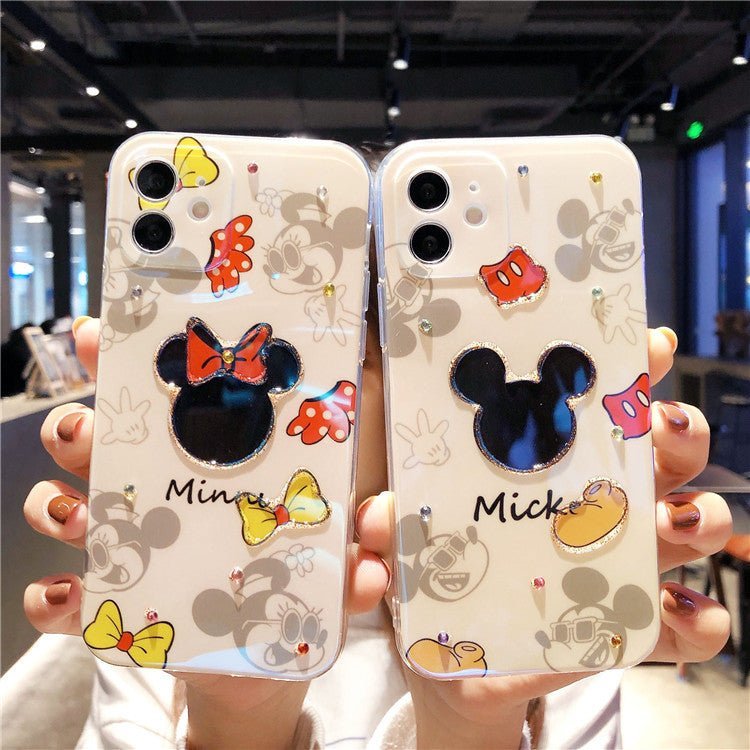 Loose Minnie Minnie Suitable For Apple 12pro Mobile Phone Cover Lovely 8 Flash Drill iPhone11promax Soft Case Soft Case - CarlastoreLoose Minnie Minnie Suitable For Apple 12pro Mobile Phone Cover Lovely 8 Flash Drill iPhone11promax Soft Case Soft CaseeproloCarlastore