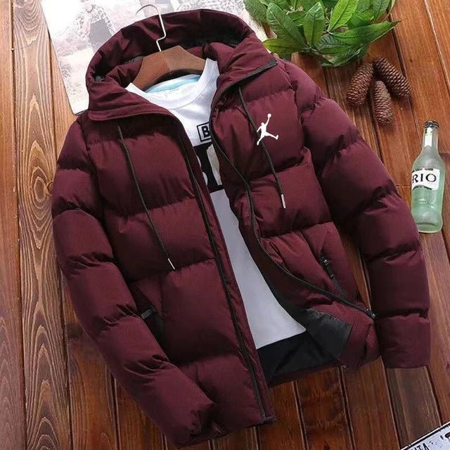 Hot selling new men's trend casual fashion comfortable warm parka winter coat printed hooded windproof cotton jacket - CarlastoreHot selling new men's trend casual fashion comfortable warm parka winter coat printed hooded windproof cotton jacketCarlastoreCarlastore
