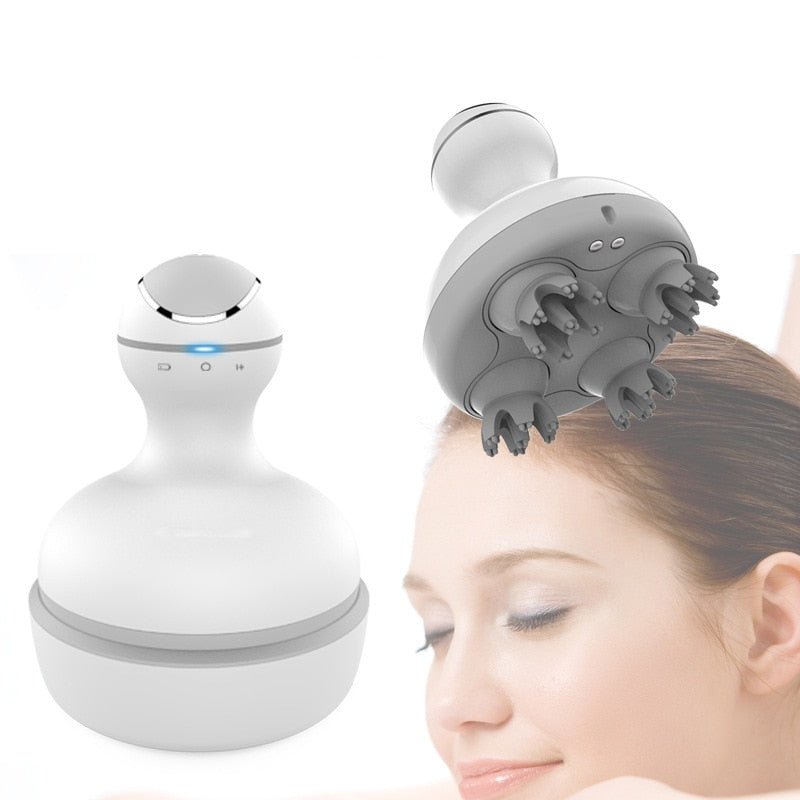 New 3D Waterproof Electric Head Massager Wireless Scalp Massage Promote Hair Growth Body Deep Tissue Kneading Vibrating - CarlastoreNew 3D Waterproof Electric Head Massager Wireless Scalp Massage Promote Hair Growth Body Deep Tissue Kneading VibratingCarlastoreCarlastore