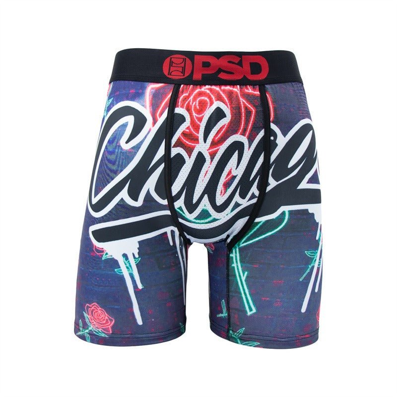 PSD Men's Underwear Printed Sports Running Fitness Boxing Flat Corner Underwear - CarlastorePSD Men's Underwear Printed Sports Running Fitness Boxing Flat Corner UnderwearCarlastoreCarlastore