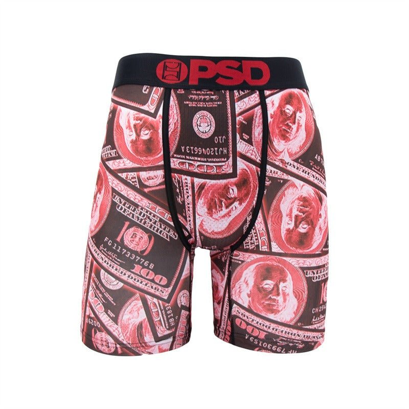 PSD Men's Underwear Printed Sports Running Fitness Boxing Flat Corner Underwear - CarlastorePSD Men's Underwear Printed Sports Running Fitness Boxing Flat Corner UnderwearCarlastoreCarlastore