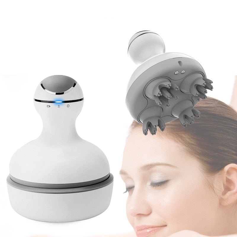 New 3D Waterproof Electric Head Massager Wireless Scalp Massage Promote Hair Growth Body Deep Tissue Kneading Vibrating - CarlastoreNew 3D Waterproof Electric Head Massager Wireless Scalp Massage Promote Hair Growth Body Deep Tissue Kneading VibratingCarlastoreCarlastore