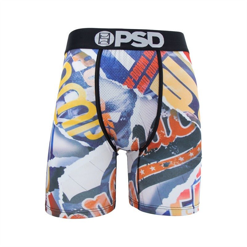 PSD Men's Underwear Printed Sports Running Fitness Boxing Flat Corner Underwear - CarlastorePSD Men's Underwear Printed Sports Running Fitness Boxing Flat Corner UnderwearCarlastoreCarlastore
