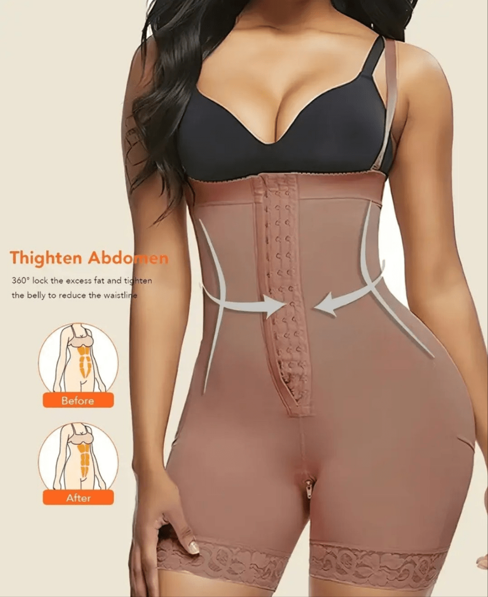 Body gainant à taille haute fermeture éclair à l'entrejambre pour femme,sculptant le ventre et remontant les fesses - CarlastoreBody gainant à taille haute fermeture éclair à l'entrejambre pour femme,sculptant le ventre et remontant les fessesCarlastoreCarlastore