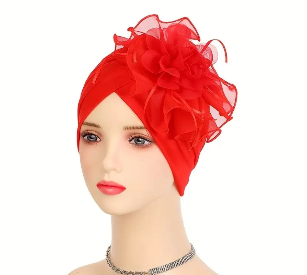 Turban en mousseline Elegant pour femmes