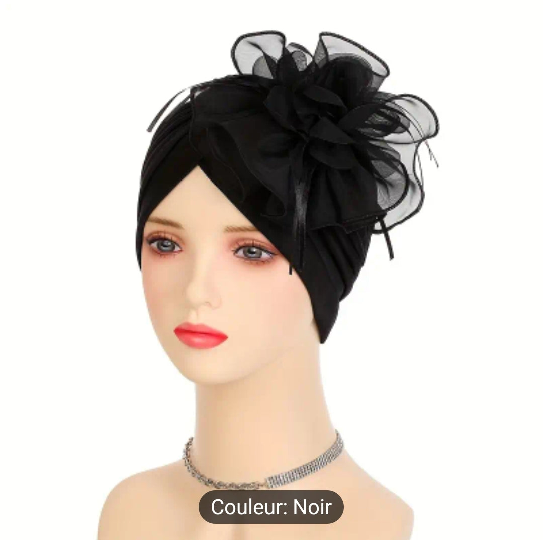 Turban en mousseline Elegant pour femmes