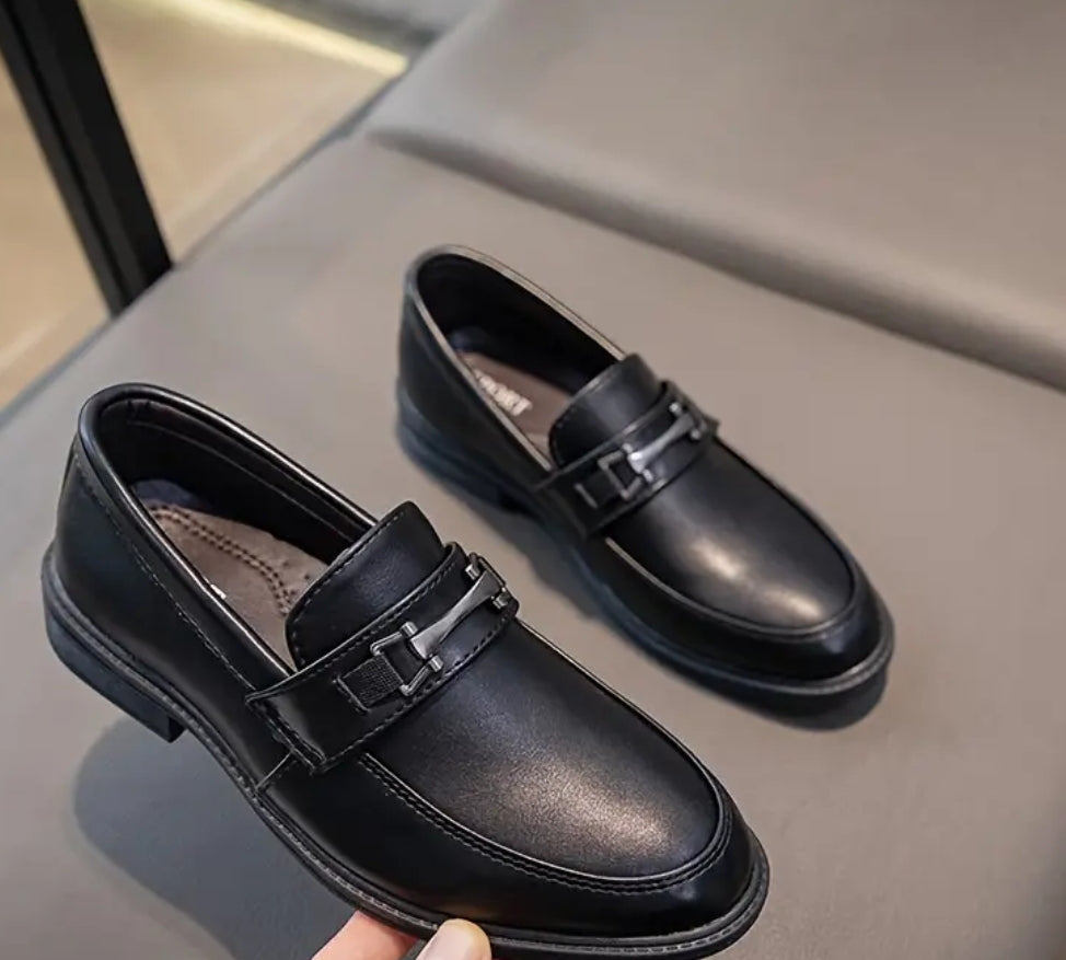 Chaussure décontractés à enfiler pour garçons, légers et respirantes,idéal pour le mariage,les fêtes et les affaires, toute l'année