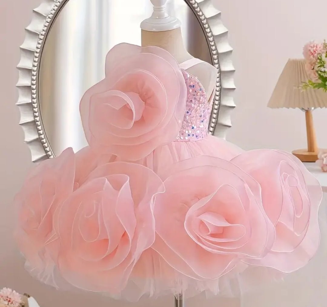 Robe en tulle sans manche à fleurs pour bébé fille.Robe de baptêmes, anniversaire princesse - CarlastoreRobe en tulle sans manche à fleurs pour bébé fille.Robe de baptêmes, anniversaire princesseCarlastoreCarlastore