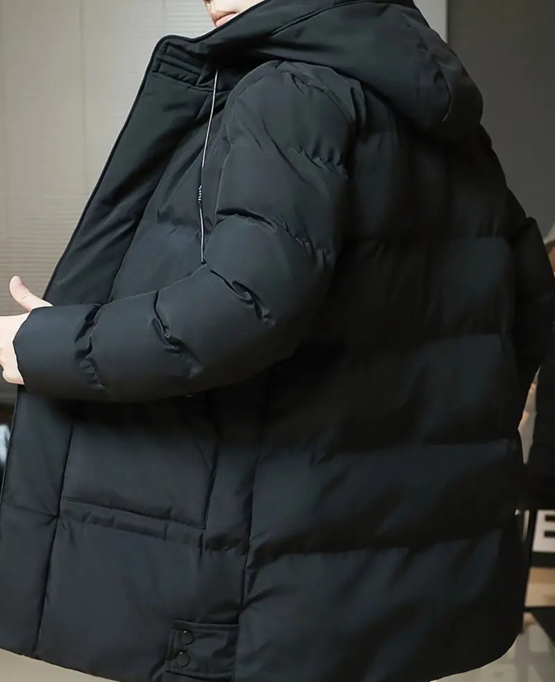 Manteau d'hiver longue decontracté avec capuchon pour hommes, epais chaudement rembourré pour l'automne et hiver - CarlastoreManteau d'hiver longue decontracté avec capuchon pour hommes, epais chaudement rembourré pour l'automne et hiverCarlastoreCarlastore