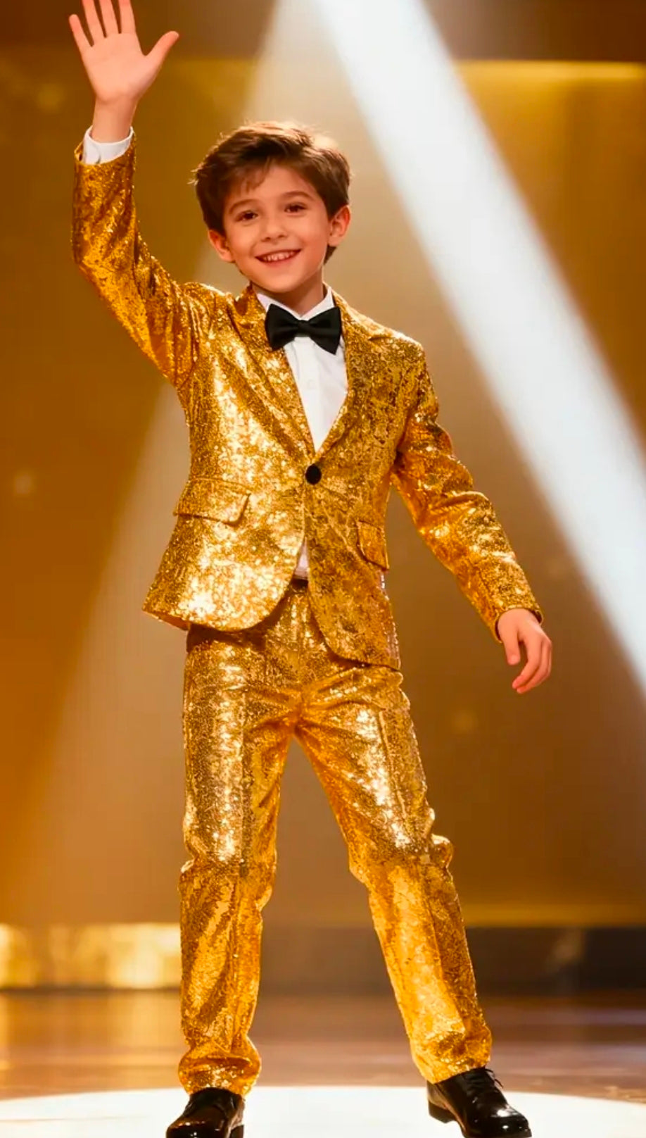 Ensemble costume formel pour garçon 4 pièces: costume,Chemise,noeuds pantalon-ideal pour l'anniversaire