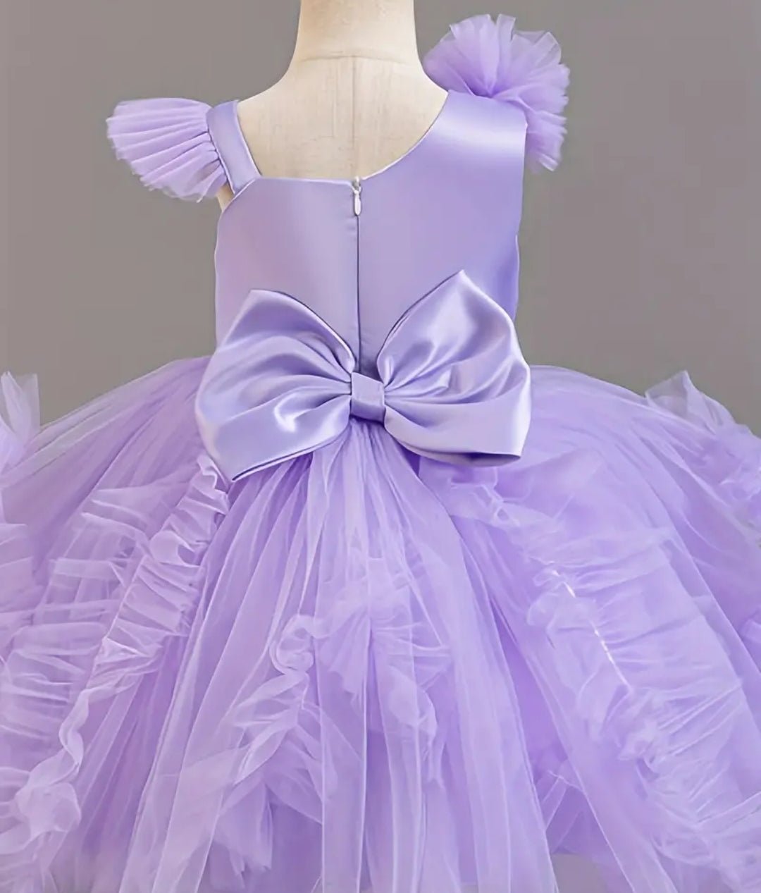 Robe princesse en tulle élégant pour fille avec noeuds amovible et traîne,robe de gala pour concours de beauté hôtesse,performance de piano,cadeau de fête saisonnière,polyester,couleur unie, sans manche,ceinture à la taille,ourlet en couches, ajustement - CarlastoreRobe princesse en tulle élégant pour fille avec noeuds amovible et traîne,robe de gala pour concours de beauté hôtesse,performance de piano,cadeau de fête saisonnière,polyester,couleur unie, sans manche,ceinture à la taille,ourlet en