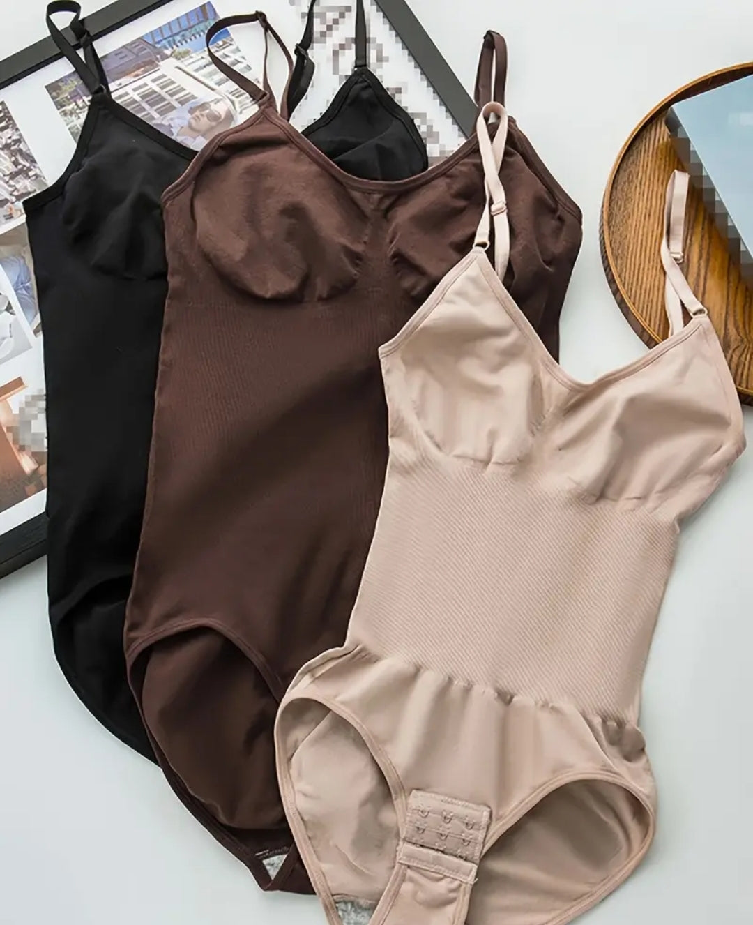 Combinaisons gainante sans couture pour femmes. Contrôle de la taille, couleur unie,tissus, lavable en machine.ideale pour post-partum,perdre de poids, finess,gaine ventre plat