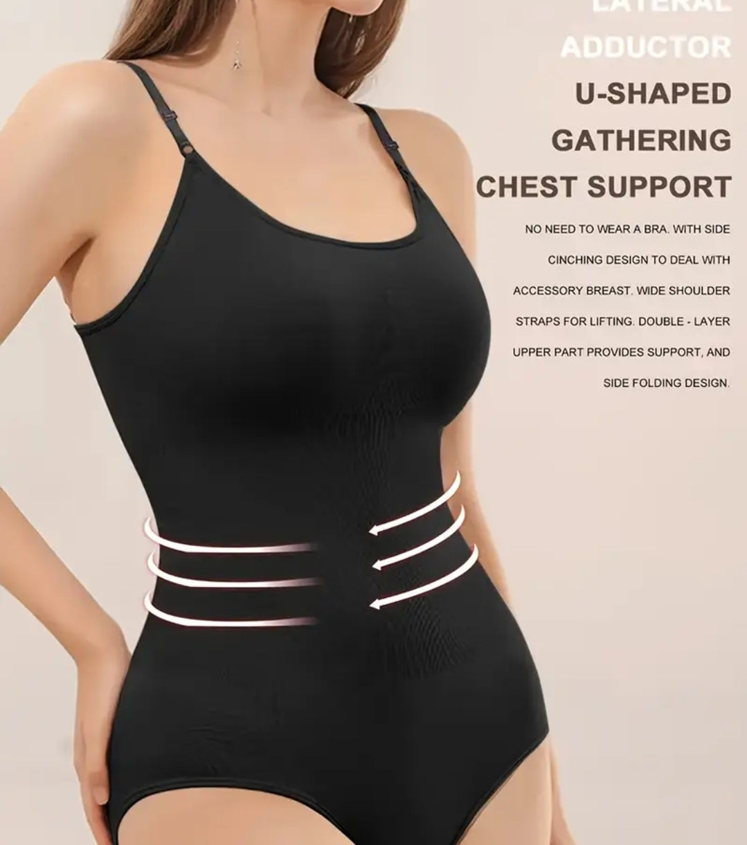 Combinaisons gainante sans couture pour femmes. Contrôle de la taille, couleur unie,tissus, lavable en machine.ideale pour post-partum,perdre de poids, finess,gaine ventre plat