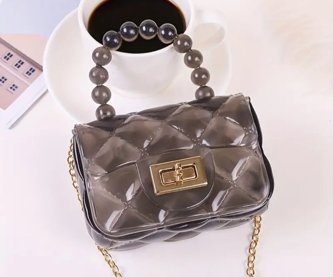 Sac à main décoré en gelée,style bonbon mignon, petit sac à main carré pour les filles - CarlastoreSac à main décoré en gelée,style bonbon mignon, petit sac à main carré pour les fillesCarlastoreCarlastore