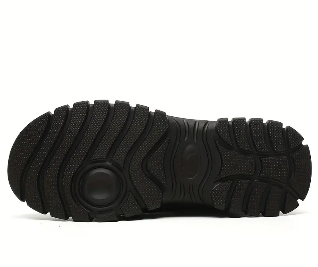 Chaussure de sécurité montantes pour hommes de grande taille, couleur unie anri crevaison et bout en acier, confortable,antidérapantes,à lacets et semelle en EVA,chaussures de travail durables - CarlastoreChaussure de sécurité montantes pour hommes de grande taille, couleur unie anri crevaison et bout en acier, confortable,antidérapantes,à lacets et semelle en EVA,chaussures de travail durablesCarlastoreCarlastore