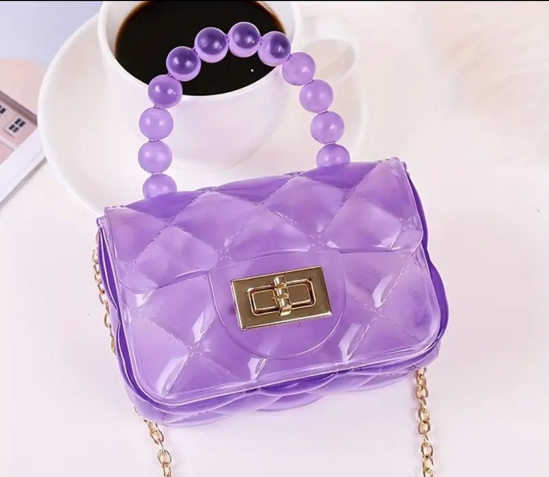 Sac à main décoré en gelée,style bonbon mignon, petit sac à main carré pour les filles - CarlastoreSac à main décoré en gelée,style bonbon mignon, petit sac à main carré pour les fillesCarlastoreCarlastore