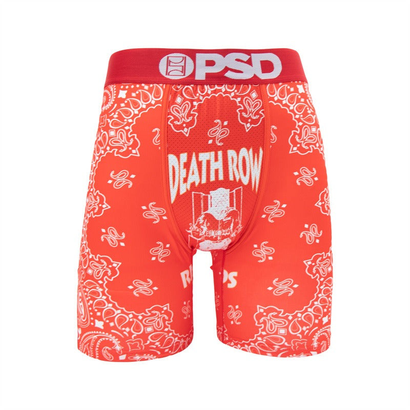 PSD Men's Underwear Printed Sports Running Fitness Boxing Flat Corner Underwear