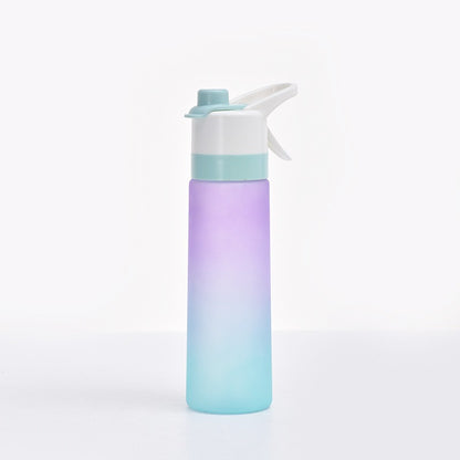 700ml frosted spray water cup outdoor sports kettle cooling water replenishment convenient advertising cup