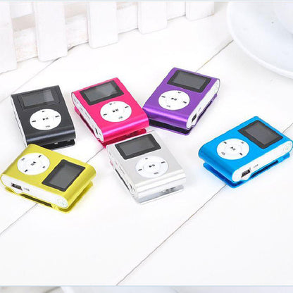 Screen Card Mp3 Card Clip Mp3 Metal Aluminum Housing Sports Mp3