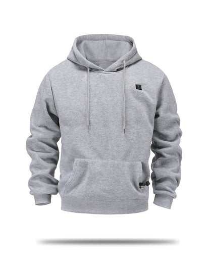 Hooded heating sweatshirt men's USB heating sweatshirt warm outdoor electric heating