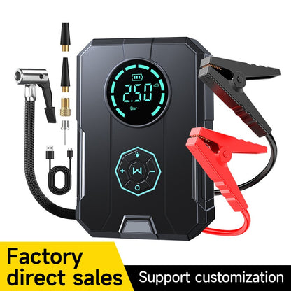 Car mounted tire inflator emergency start power supply Jump Starter