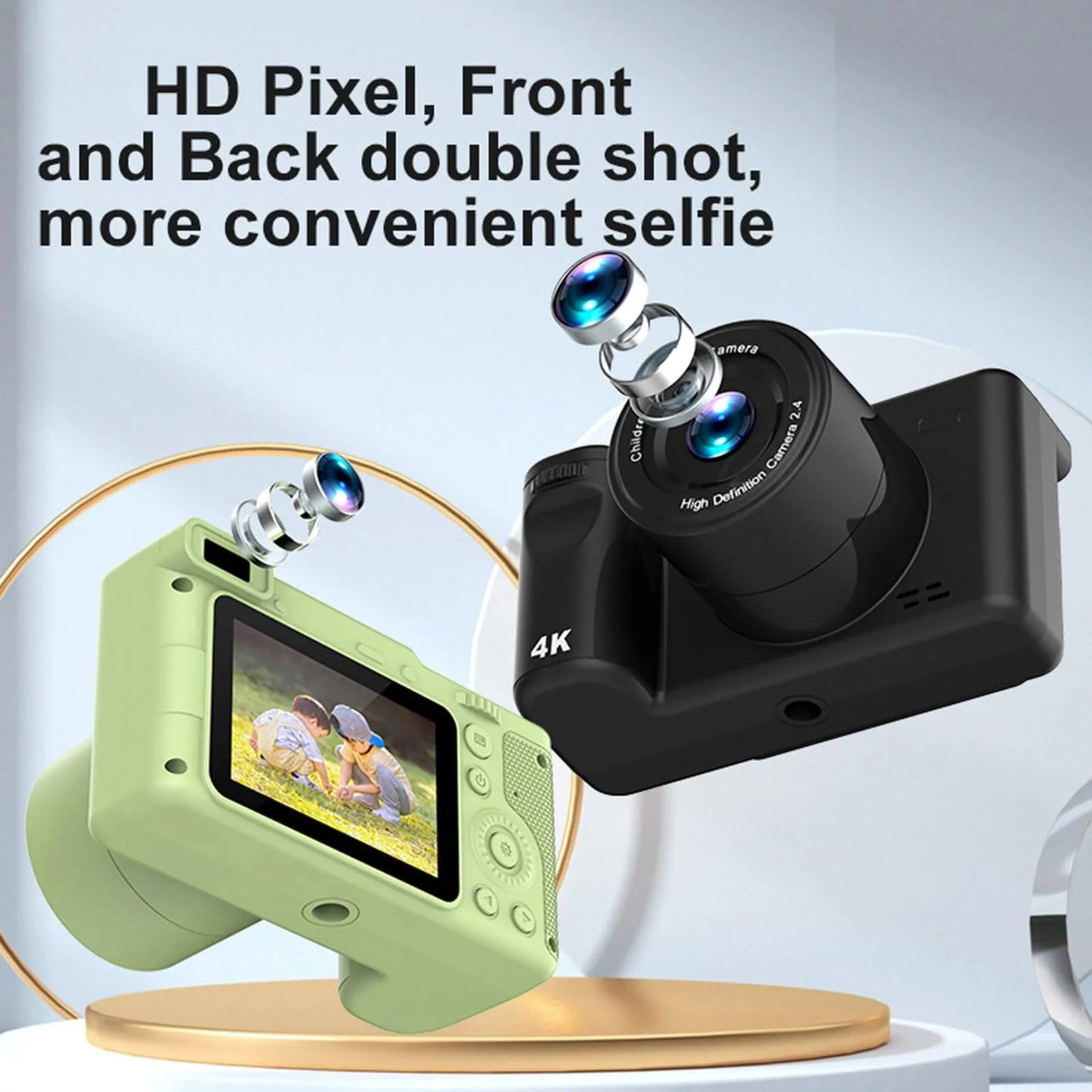 1080p Digital Cameras 40MP Front And Rear Camera 8X Digital Zoom Children Gift Recording Videos Student Camera With Bracket - Carlastore1080p Digital Cameras 40MP Front And Rear Camera 8X Digital Zoom Children Gift Recording Videos Student Camera With BracketCarlastoreCarlastore