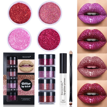 ibcccndc Glitter Lip Gloss Set