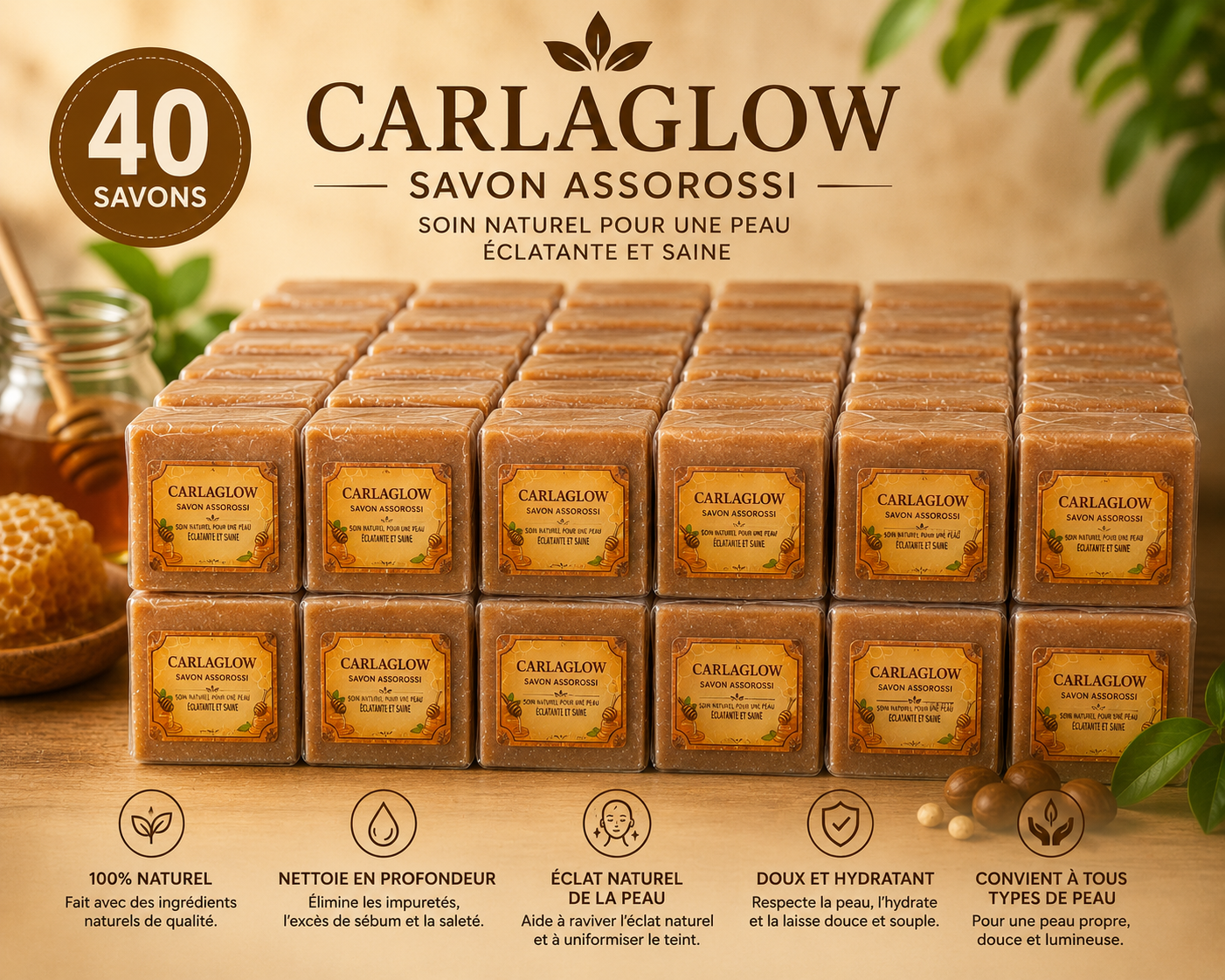 Produit Carlaglow beauté