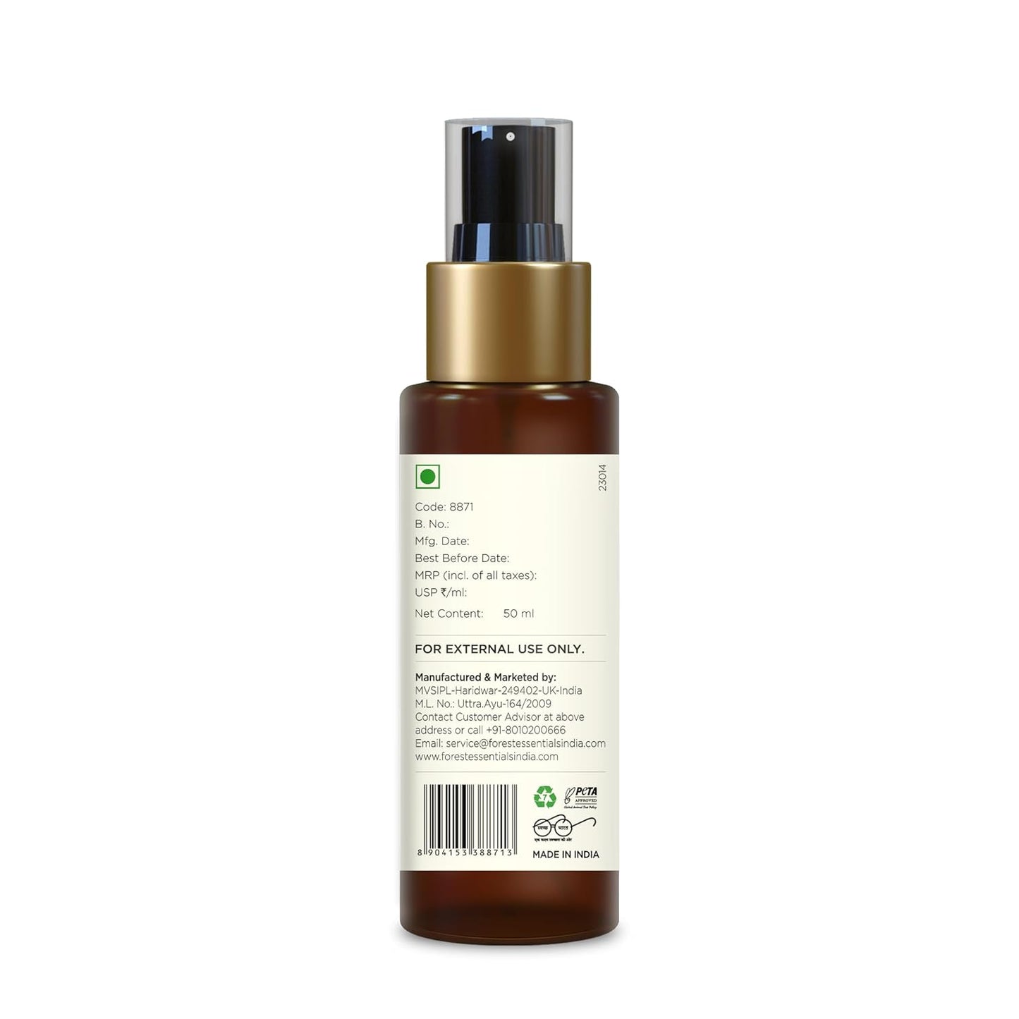 Forest Essentials Facial Tonic Mist with Pure Rosewater | Hydrating Steam Distilled Ayurvedic Toner for Fresh, Dewy Skin | Minimises Pores & Refreshes Skin