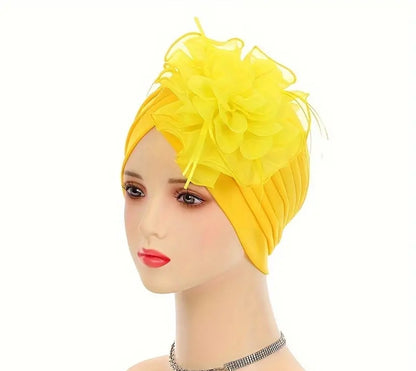 Turban en mousseline Elegant pour femmes