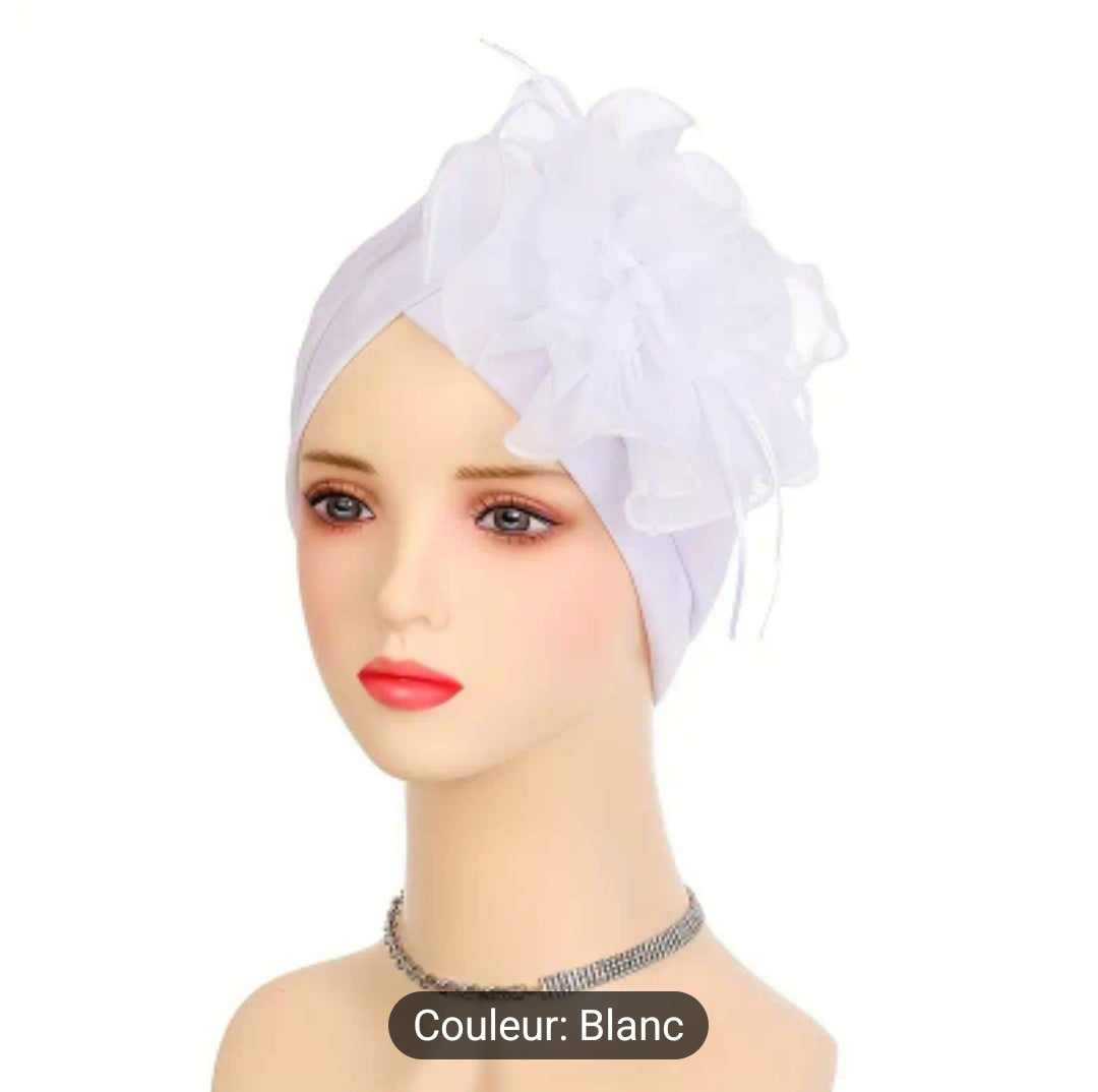 Turban en mousseline Elegant pour femmes