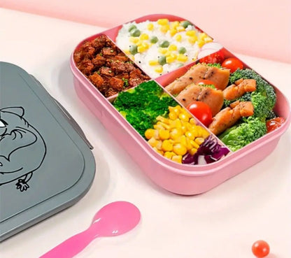 1pc boîte à lunch, motif éléphant cartoon, boîte à bento scellé avec couvercle,conteneur de stockage de nourriture portable - Carlastore1pc boîte à lunch, motif éléphant cartoon, boîte à bento scellé avec couvercle,conteneur de stockage de nourriture portableCarlastoreCarlastore