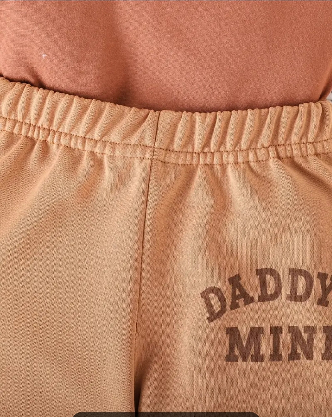 Ensemble 3 pièces pour bébé fille comprenant sweat à capuchon court avec imprimé "mini de papa",un débardeur et un pantalon décontracté,pour l'automne et hiver