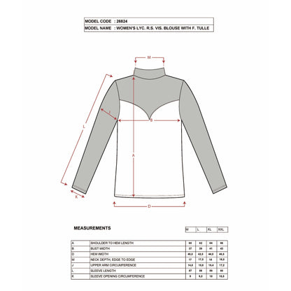 Women’s Long Sleeve Mesh Top – Black Sheer Polka Dot Turtleneck Shirt | Viscose Blend