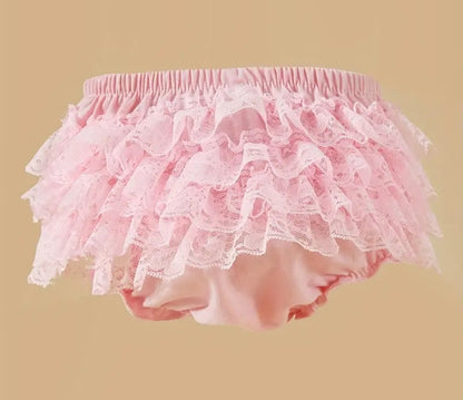 Short adorable à volant en dentelle superposés pour bébé, vêtements pour fillette et bébés pour la photographie