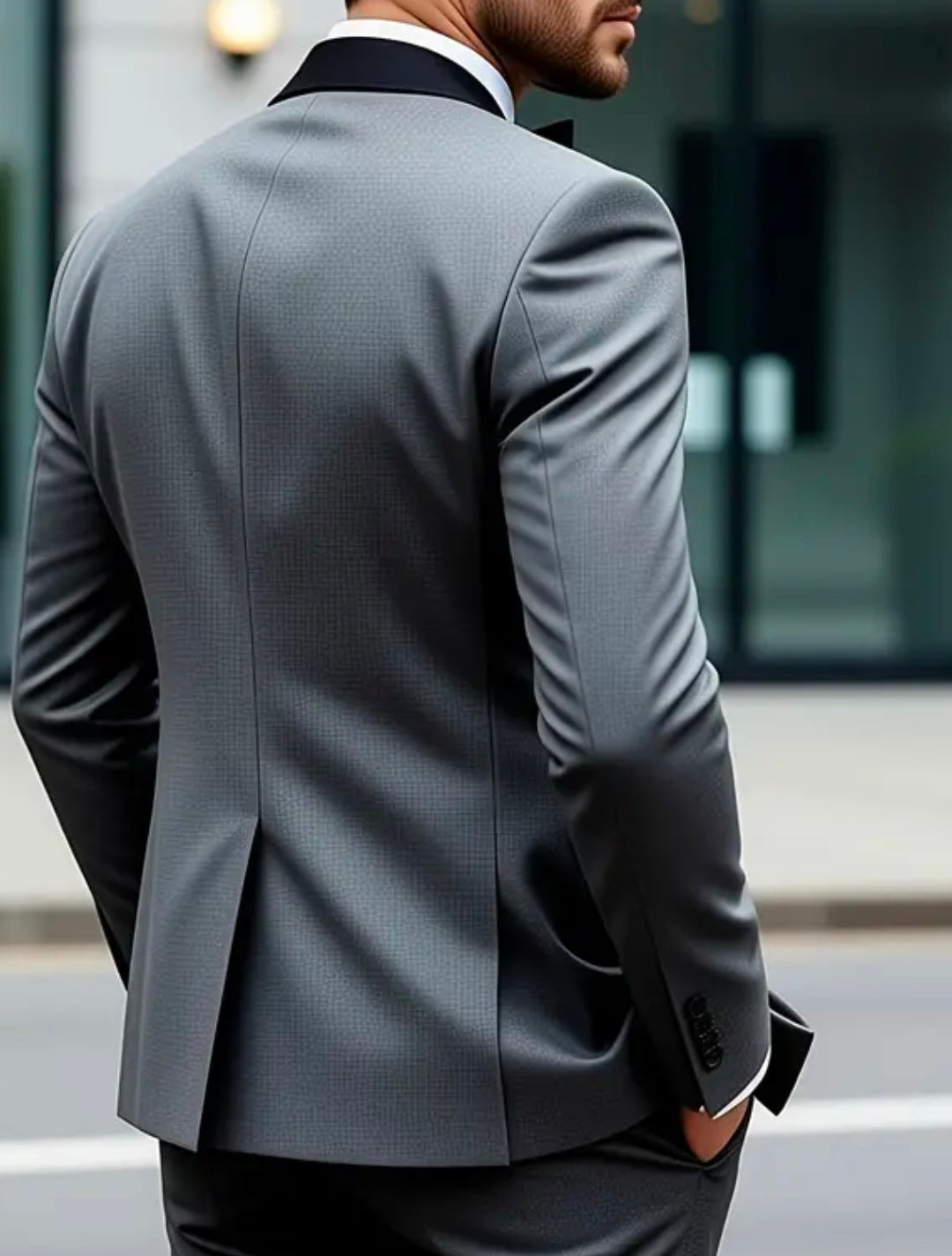 Ensemble de costume décontracté hommes de 3 pièces