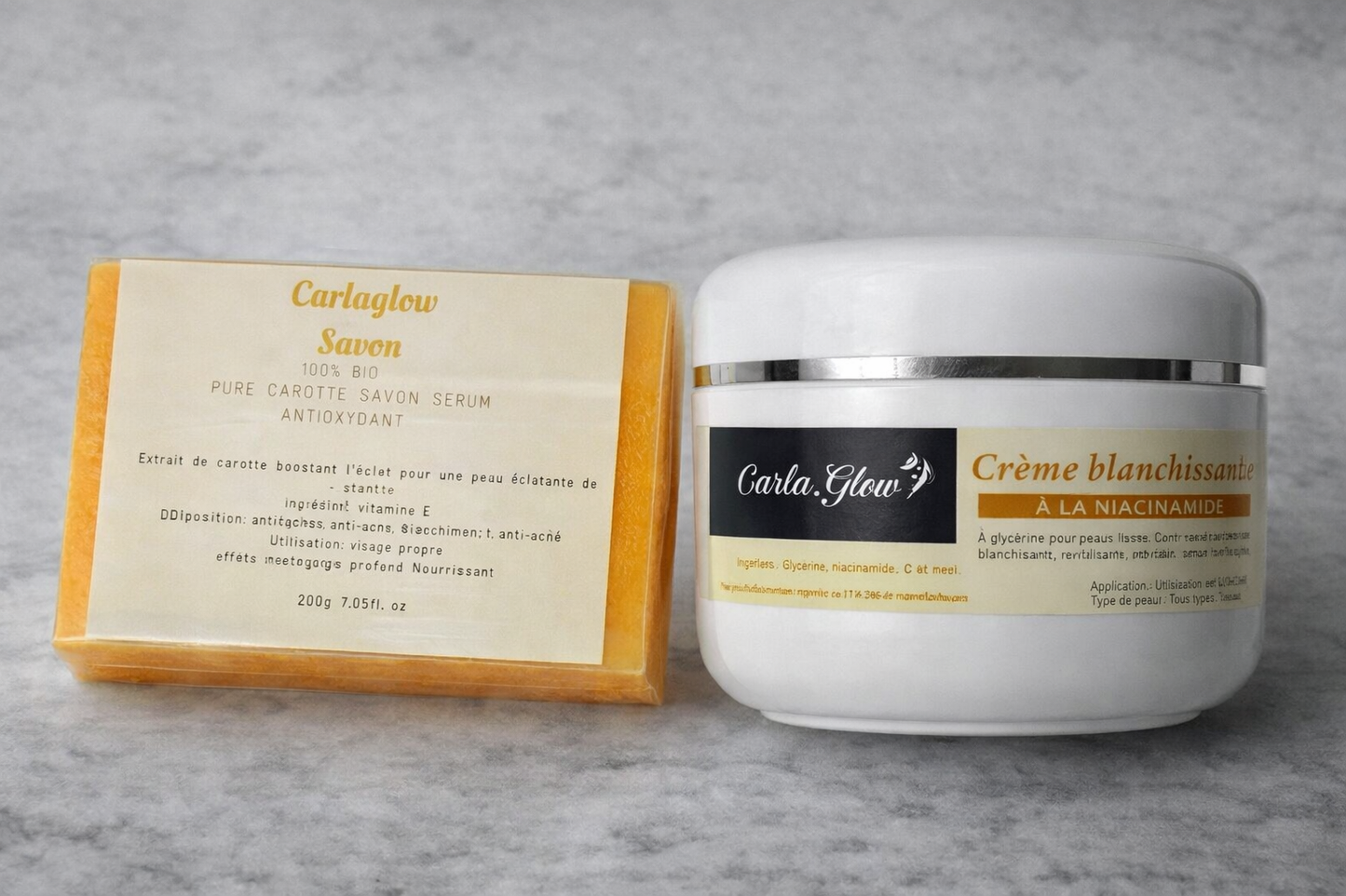 Carlaglow blanchissant est pour tout type peau