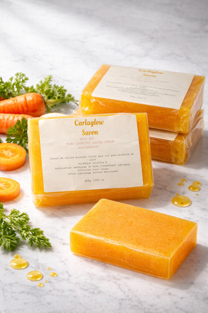 Carlaglow savon carrote extra fort