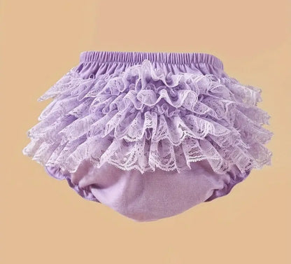 Short adorable à volant en dentelle superposés pour bébé, vêtements pour fillette et bébés pour la photographie