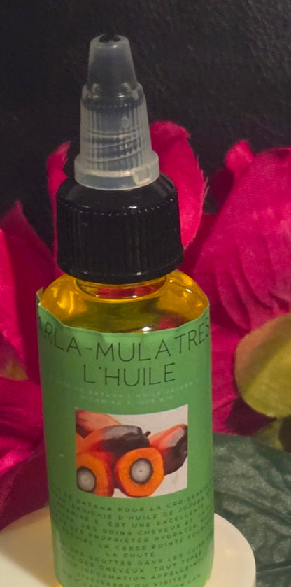 Carla-mulatresse à base de l'huile batana 100% bio pour la croissance des cheveux, stimuler,hydrater et augmenter le volume