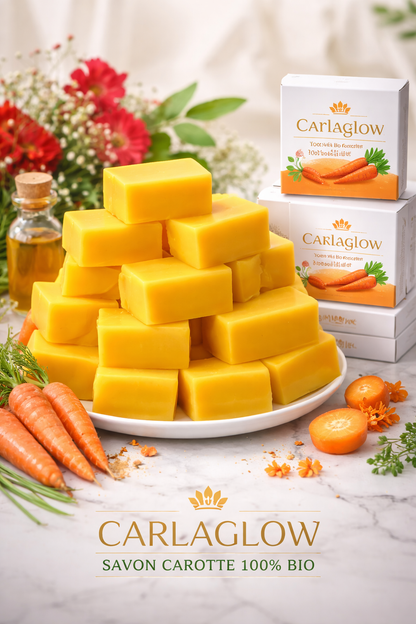 Savon carrote Carlaglow faite à la main