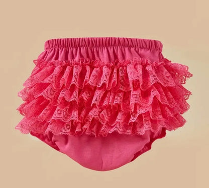 Short adorable à volant en dentelle superposés pour bébé, vêtements pour fillette et bébés pour la photographie