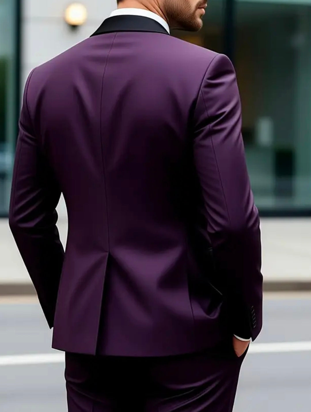 Ensemble de costume décontracté hommes de 3 pièces