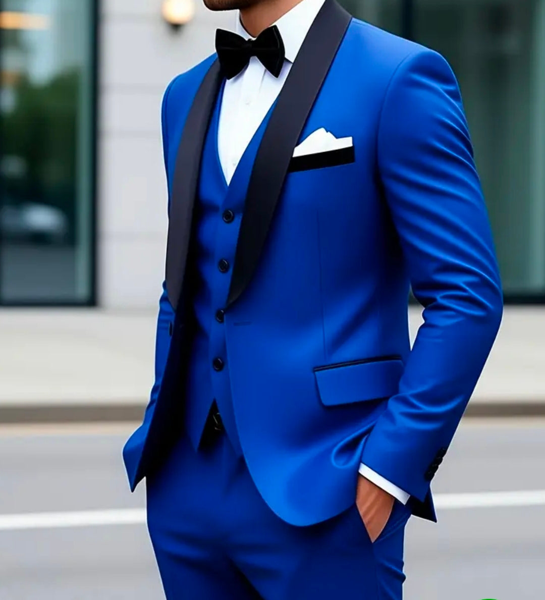 Ensemble de costume décontracté hommes de 3 pièces