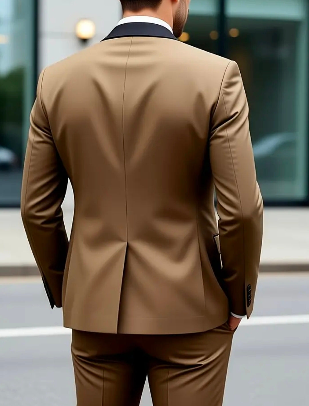 Ensemble de costume décontracté hommes de 3 pièces