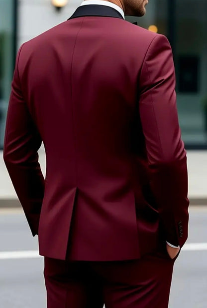 Ensemble de costume décontracté hommes de 3 pièces