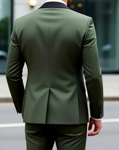 Ensemble de costume décontracté hommes de 3 pièces